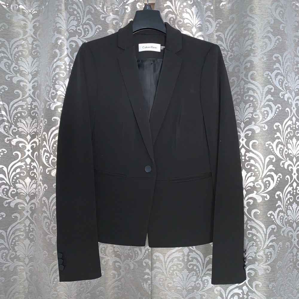 Calvin Klein One Button Blazer